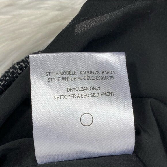 Theory Woman's Black Career Sleeveless Bodycon Designer Mini Dress US 0/C32 - Picture 12 of 13